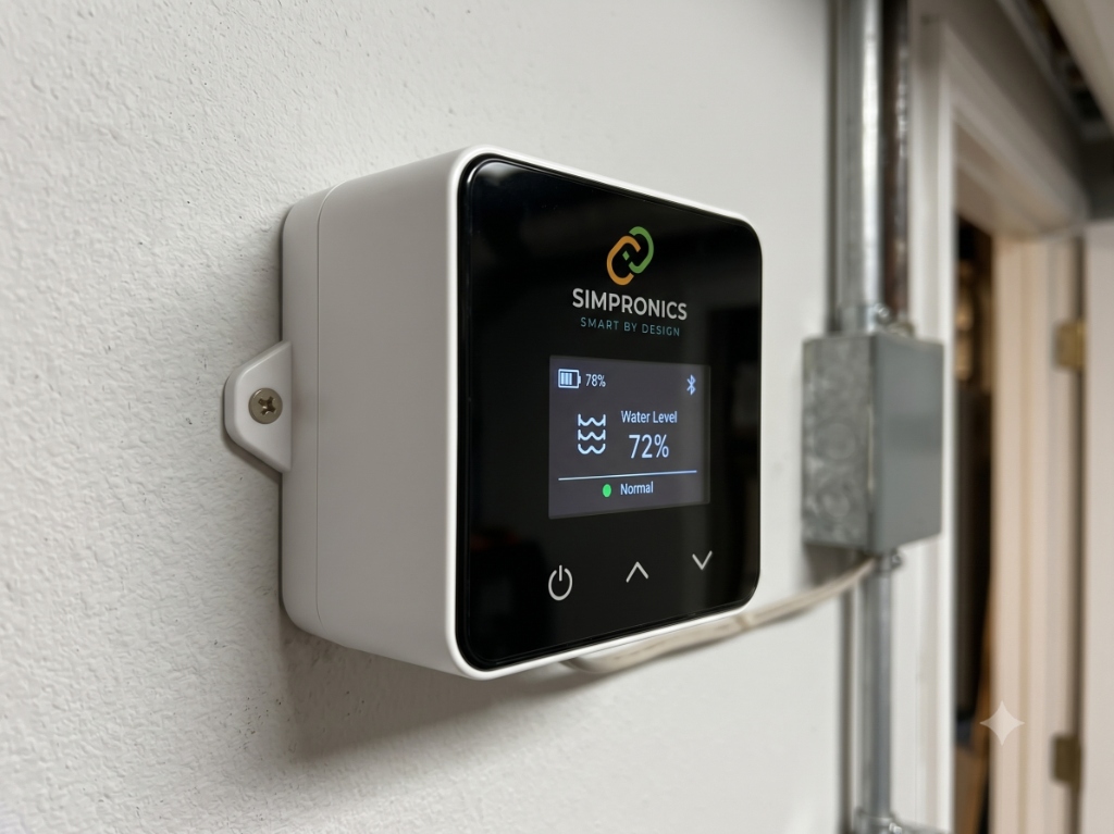 SENWER Lite - Smart Electronic Water-level & Energy Regulator Wall Installation